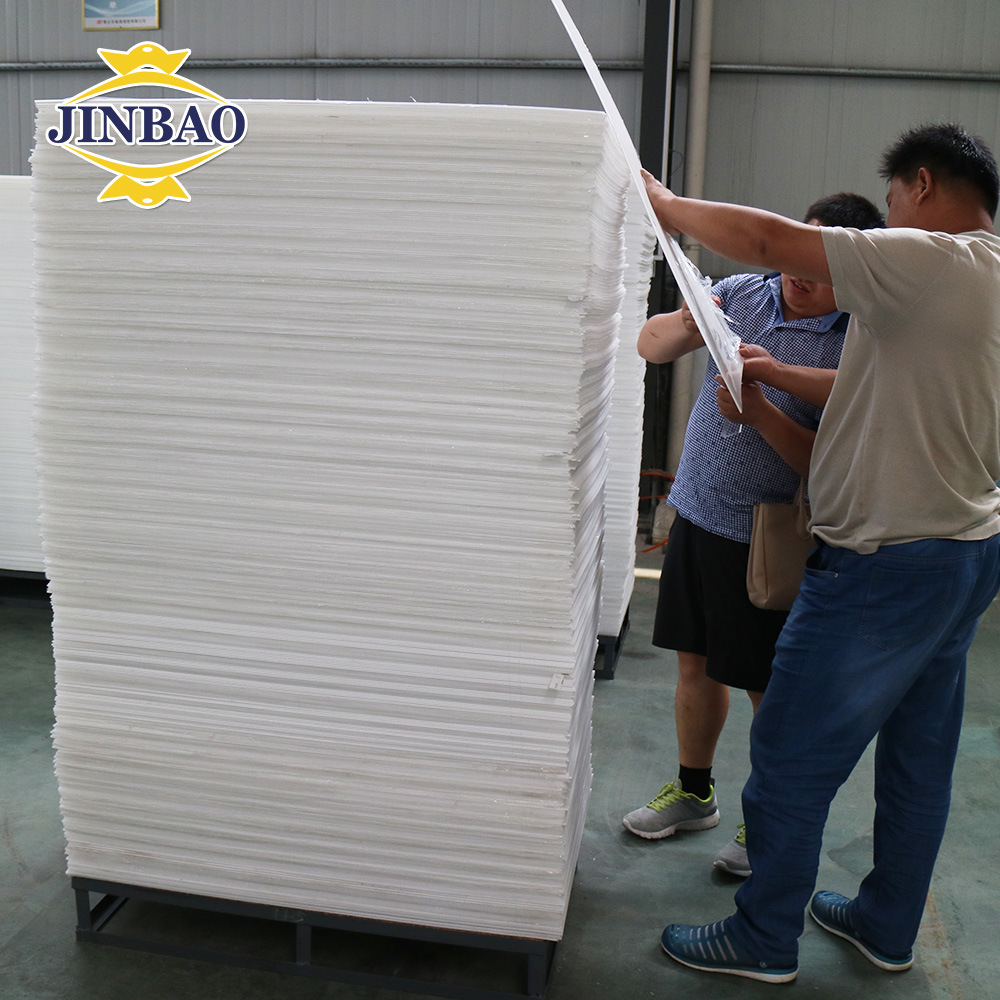 Jinbao White Rigid Plate Waterproof PVC Sheet Formwork Free Plastic Board Thermoforming Polyurethane Foam Prices 18mm