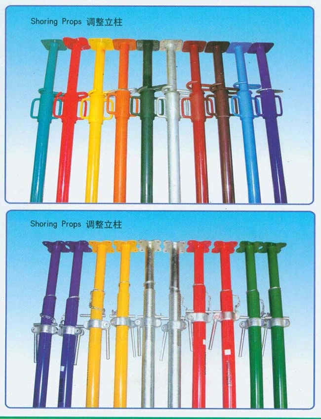 Comaccord Light/Heavy Duty Galvanized/Painting Internal/External Formwork System Steel Props for Construction