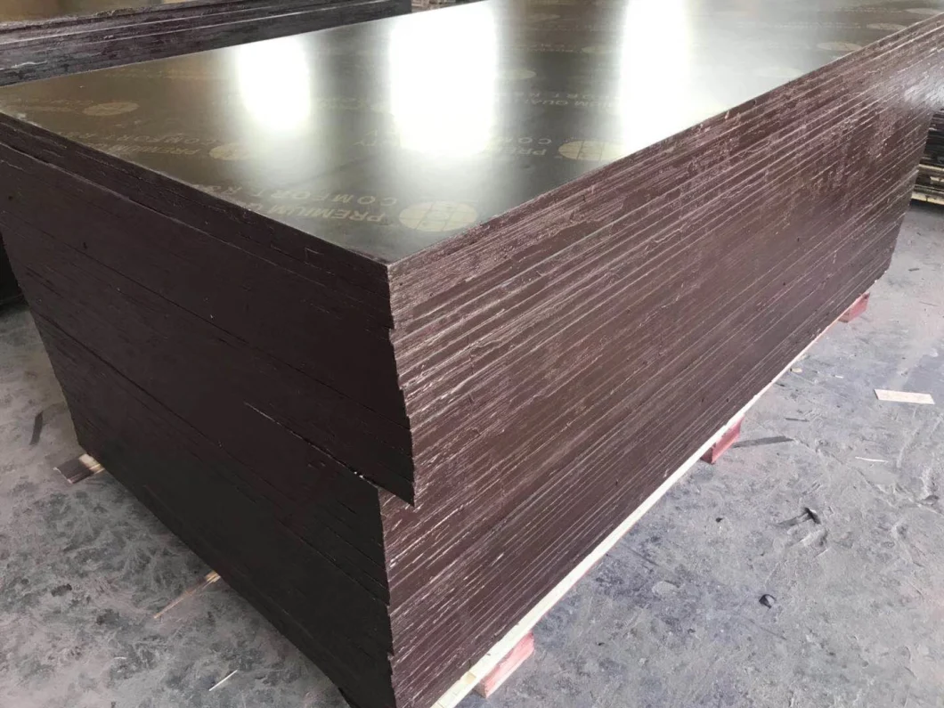 Film Faced Plywood Sheet and Construction Shuttering and Formwork or Concrete and Slab Formwork Panel or Brown Film Faced and Black Film Faced of 18mm Plywood