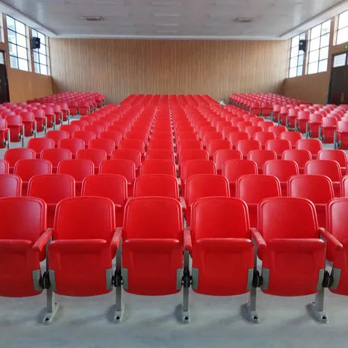 Cheap Price Plastic Public Furniture Auditorium Seating Plastic Chair for Middle East African South American Countries