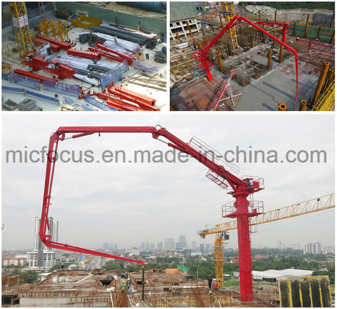 Full Hydraulic Inner Climbing Tower Concrete Placing Boom