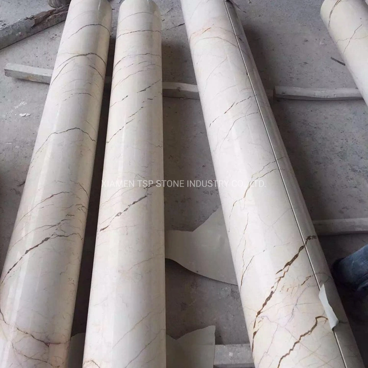 Customized Natural Marble/Granite Column/Roman Column/Stone Pillar/Stone Column for Garden Decoration