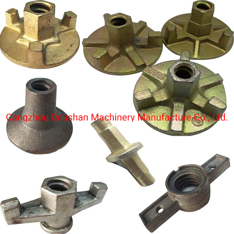 Formwork System Wing Nut Casted Ductile Iron Zinc Plated