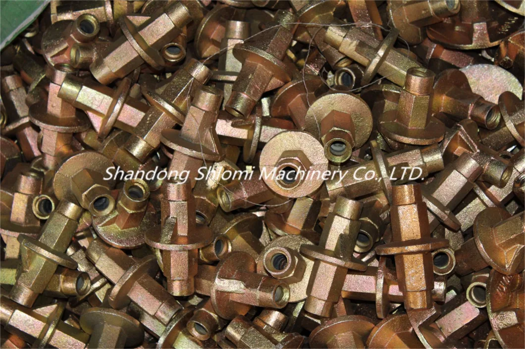 China Factory Galvanized /Self Color Casted Water Stop Nut for Formwork Wall
