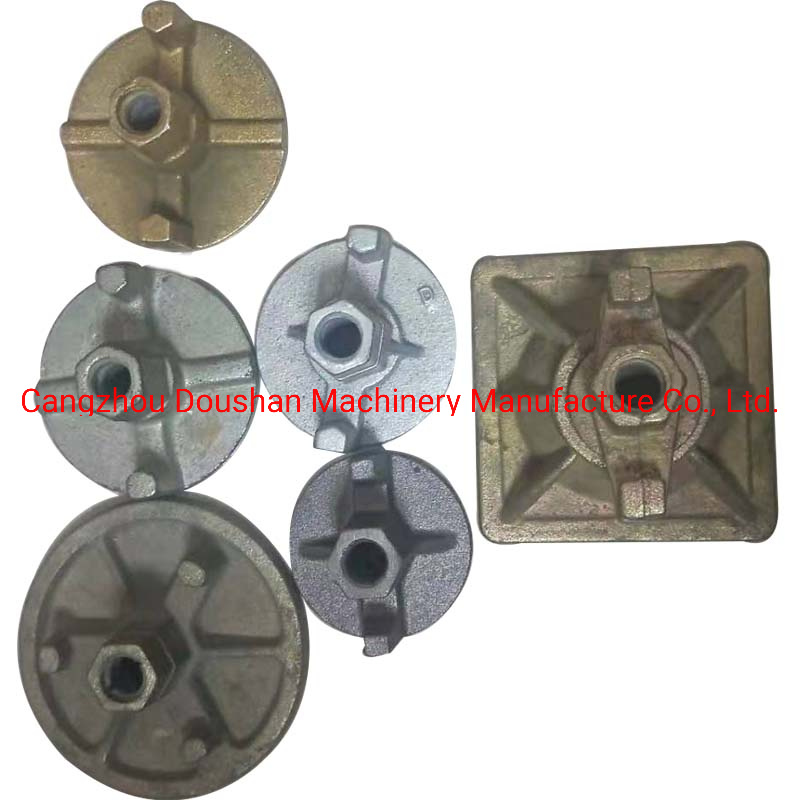 Formwork System Wing Nut Casted Ductile Iron Zinc Plated