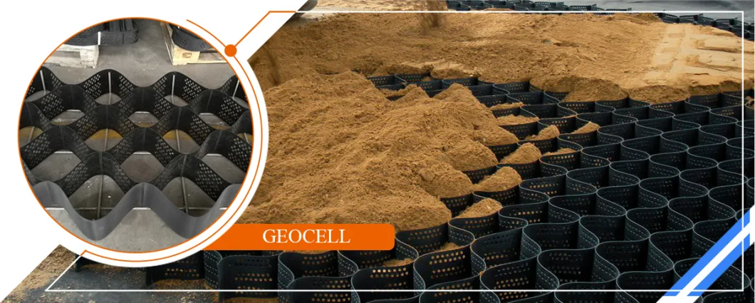 Geosynthetics Manufacturer Slope Protect Soil Retaining Walls Reinforcement Three-Dimensional Cellular Structure HDPE Geocell