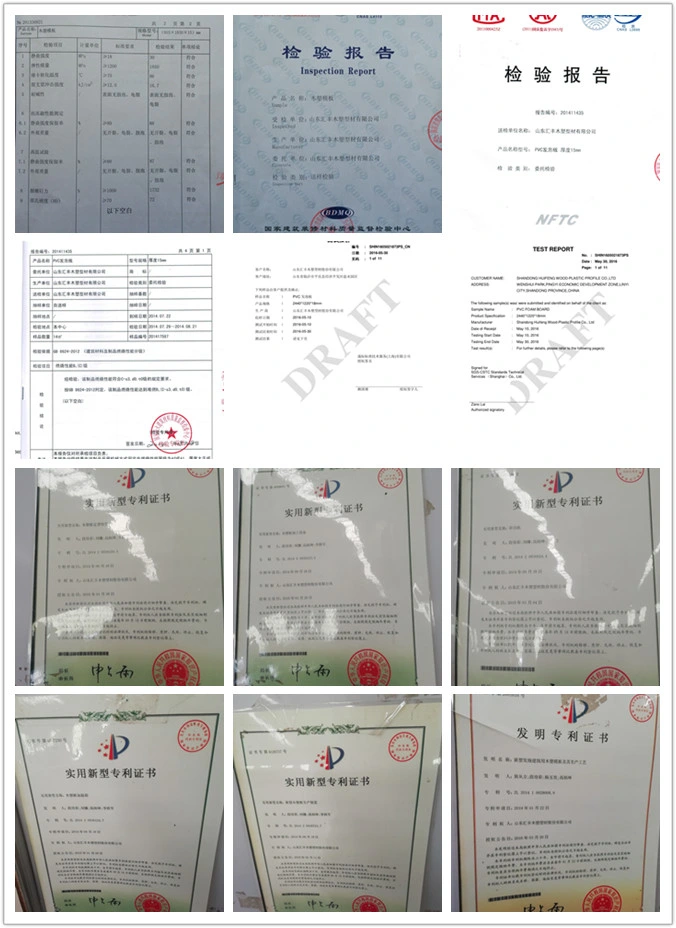Fireproof Waterproof Plastic Formwork PVC Foam Board