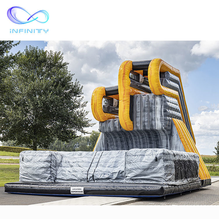 Factory Direct Supply Inflatable Stunt Jump Inflatable Jump Tower and Air Bag Freefall Jump Platform