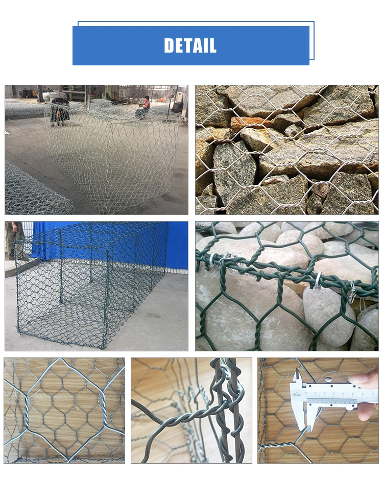 Welded Gabion Retaining Wall with Fence on Top Welded Gabion Wall
