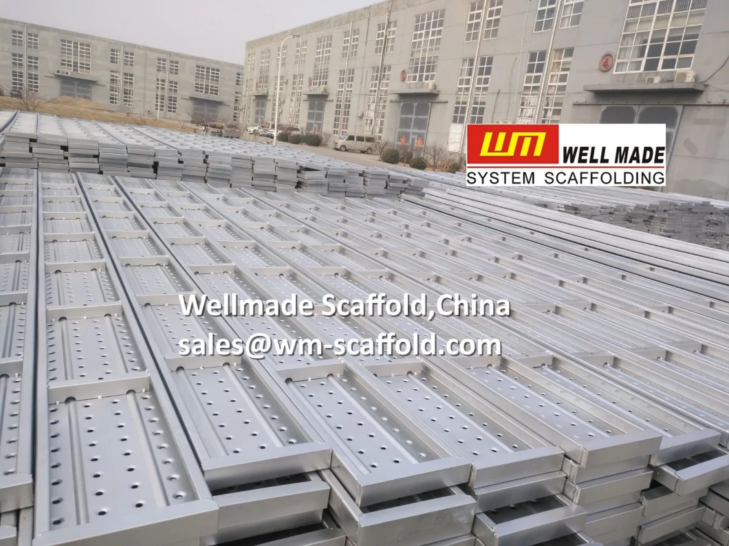 Galvanized Scaffolding Steel Planks Supply to Kuwait Knpc (225X38mm)