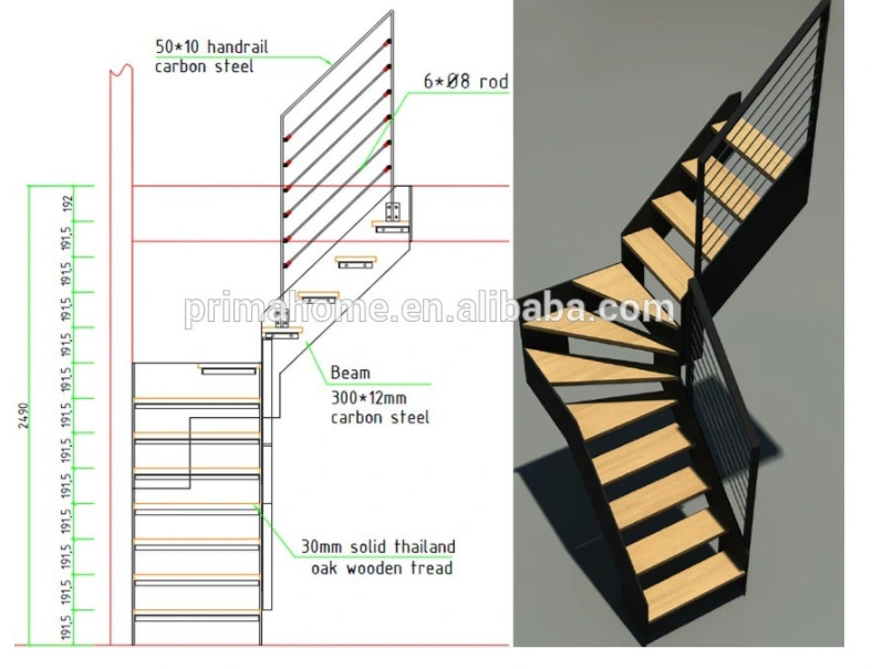 Curved Glass Spiral Staircase Design / Villa Indoor Spiral Stairs Glass Tread