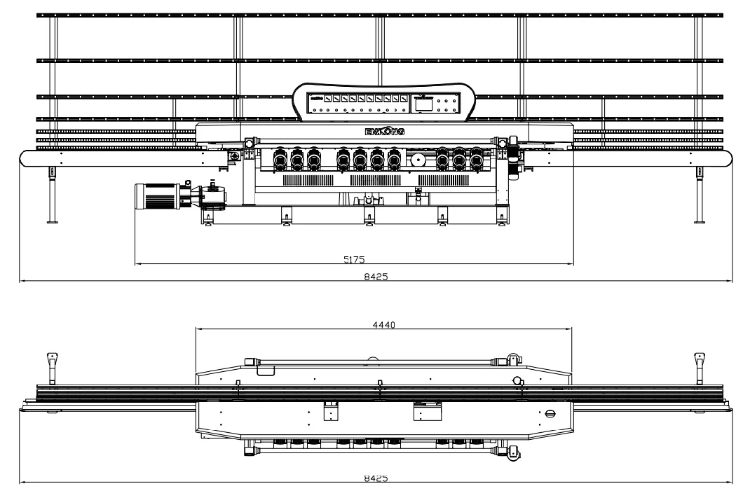 Safety High Quality Glass Straight-Line Beveling Machine Manufacturer