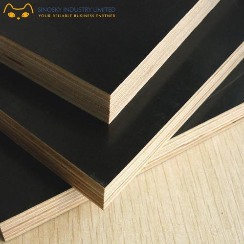 Sinosky Plywood High Quality 18mm Film Faced Plywood/Concrete Formwork Plywood for Construction