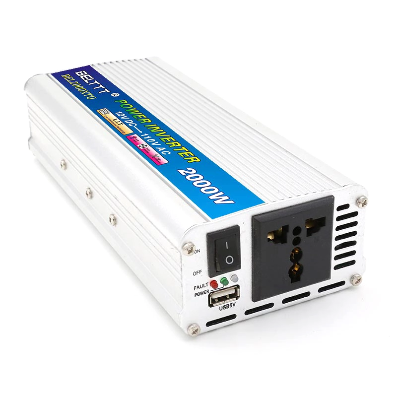 100% Test High Frequency Modified Sine Wave Inverter 2000W Car Power Inverter