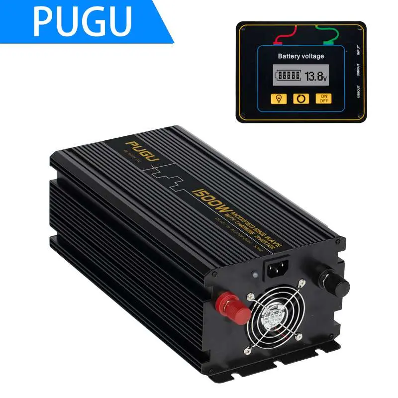 1500W off Grid 12VDC to 120VAC Modified Sine Wave Solar UPS Inverter with Charger