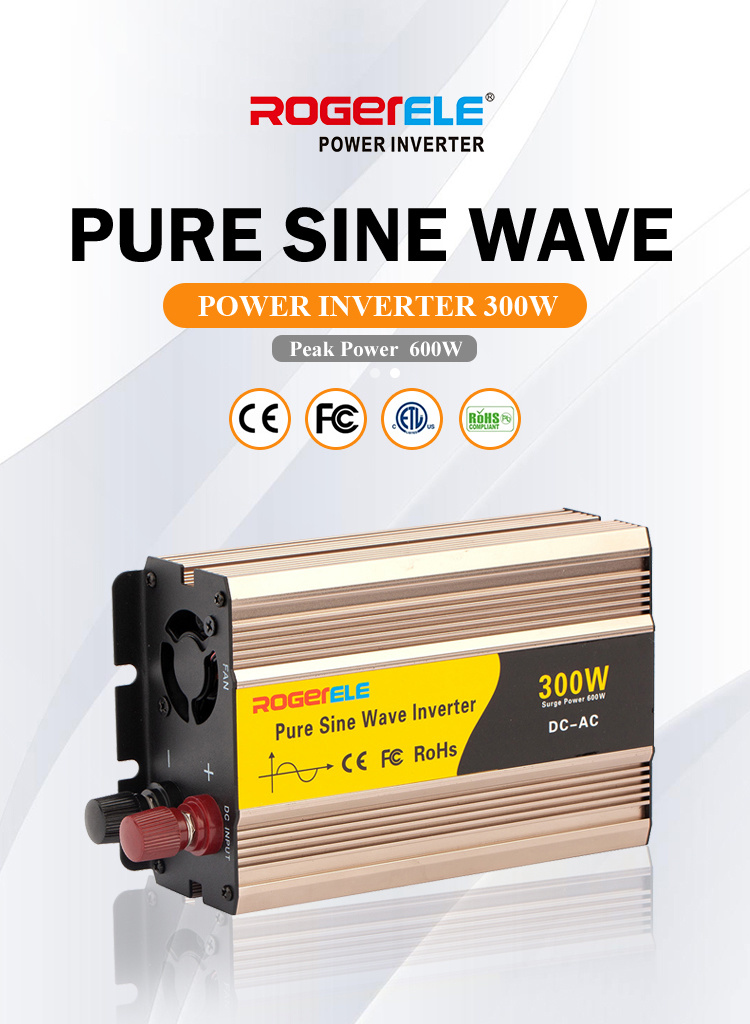 300/500/1000/2000/3000/5000/6000 Watt Pure Sine Wave Car Power Inverter