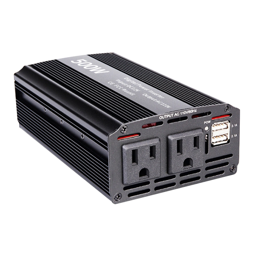 Best Price 12V DC to 220V AC 500W Car Power Inverter with Dual USB Port