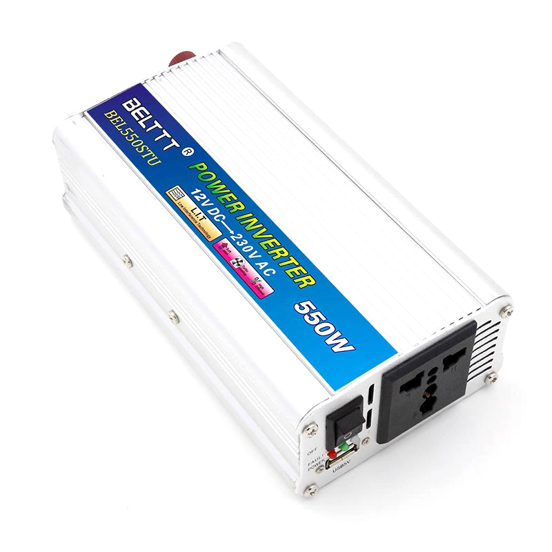 550W Power Inverter DC 48V to AC 220V for Solar System and Car with USB Charger