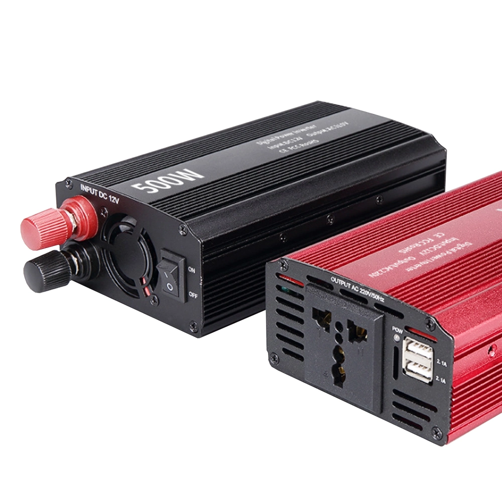 High Power Inverter with Two USB Ports and 2 AC Outlet 500 Watts Power Inverters
