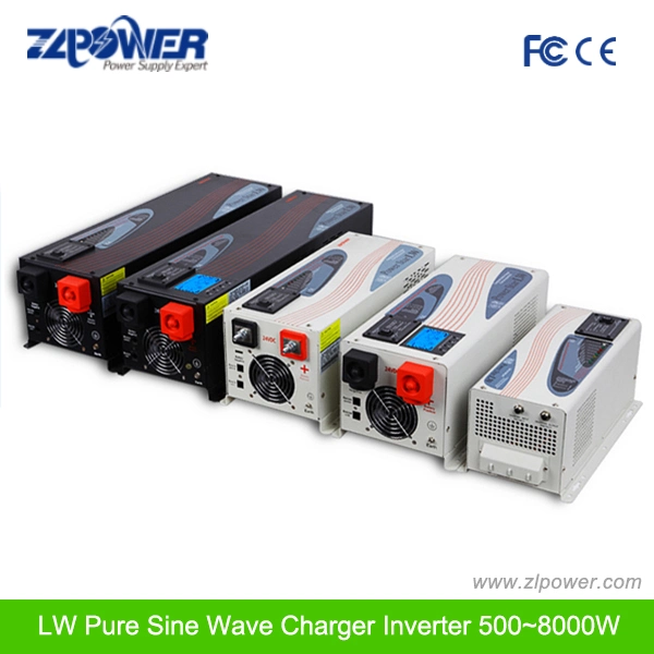 24VDC to 220VAC Pure Sine Wave Car Power Inverter with Charger