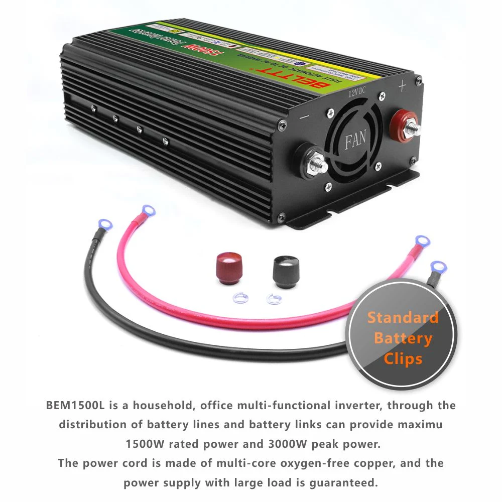 Single Phase Inverter Modified Sine Wave Inverter DC to AC Power Inverter 1500W