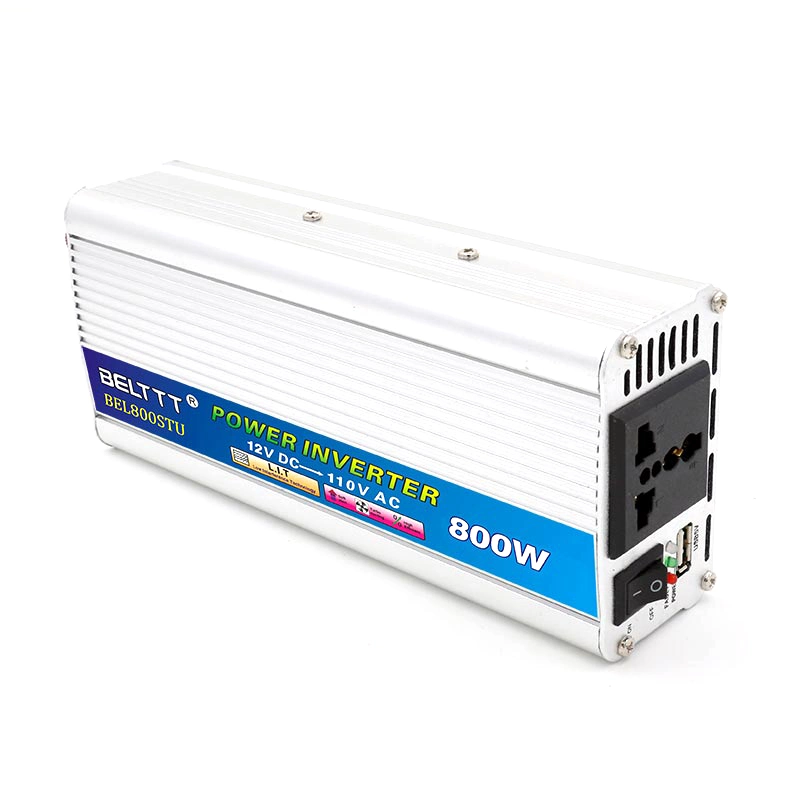 Power Inverter 800W DC 48V to AC 110V for Solar System and Car with USB Charger