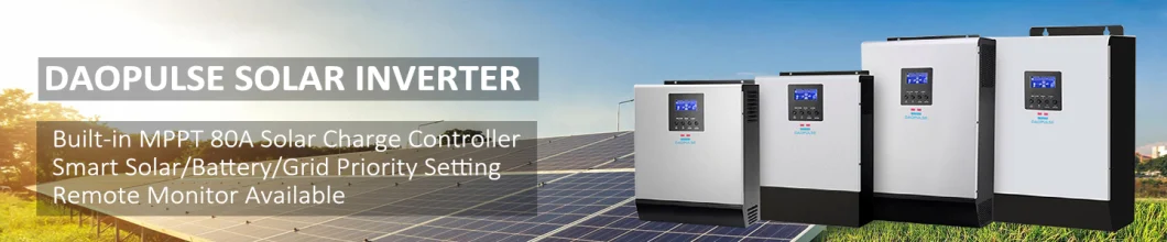 off Grid MPPT Solar Power Inverter 5kVA Hybrid Solar Inverter with Built-in Charge Controller