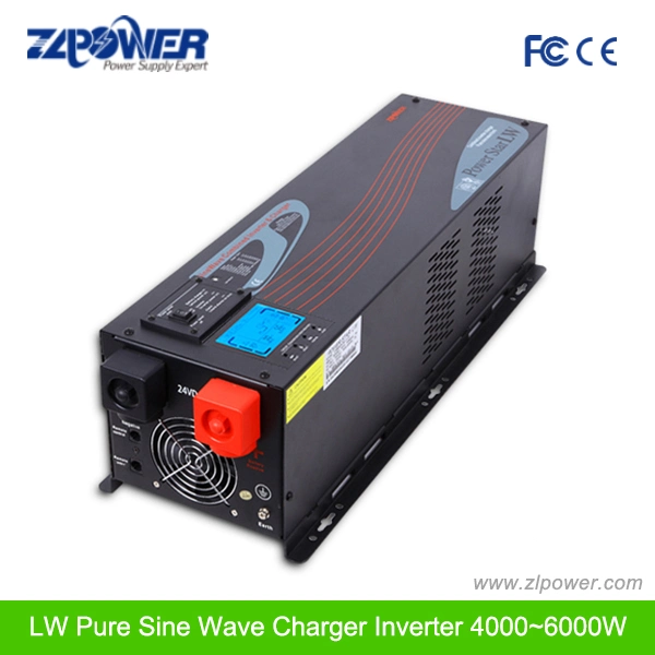 24VDC to 220VAC Pure Sine Wave Car Power Inverter with Charger