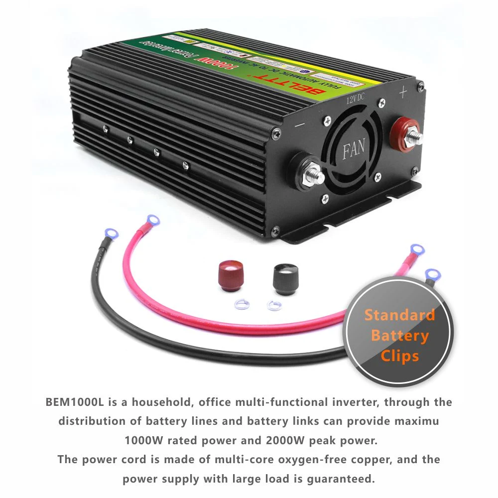 1000W off Grid DC to AC Power Inverter Modified Sine Wave Car Inverter