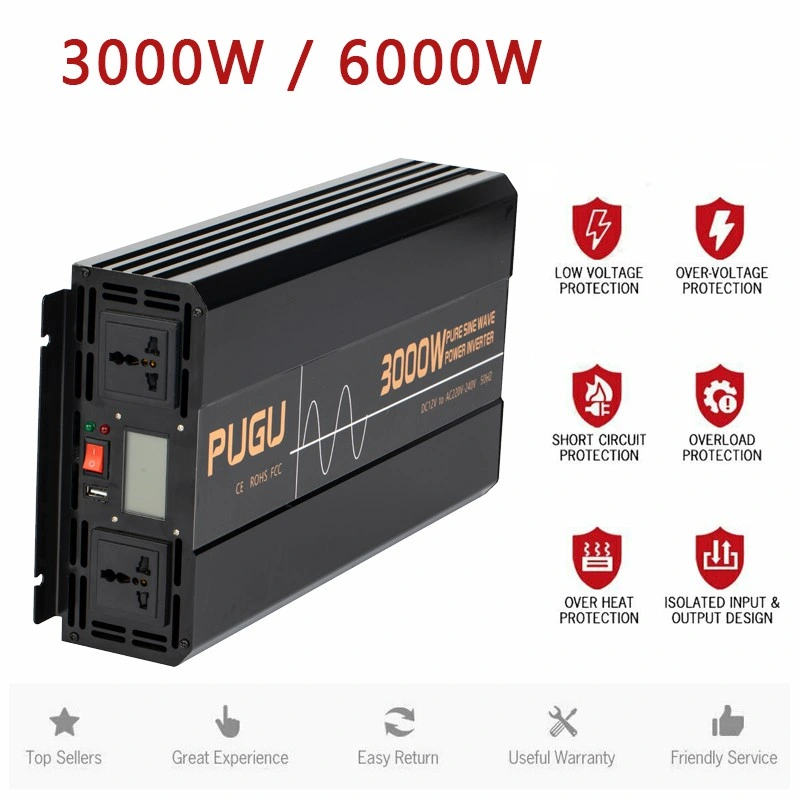 3kw Solar Power Inverter 1000W 2000W 3000W 4000W 5000W 6000W