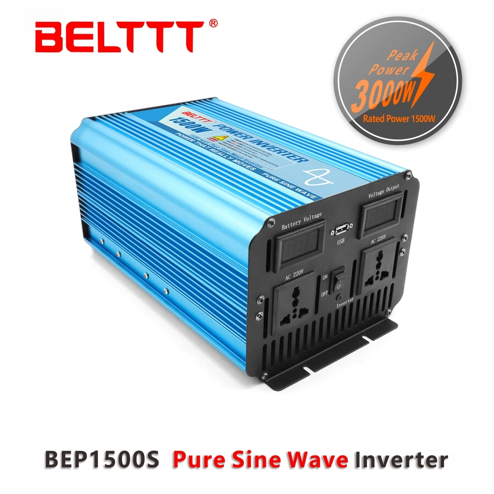 Pure Sine Wave Inverter 1500W Car Solar Power Inverters