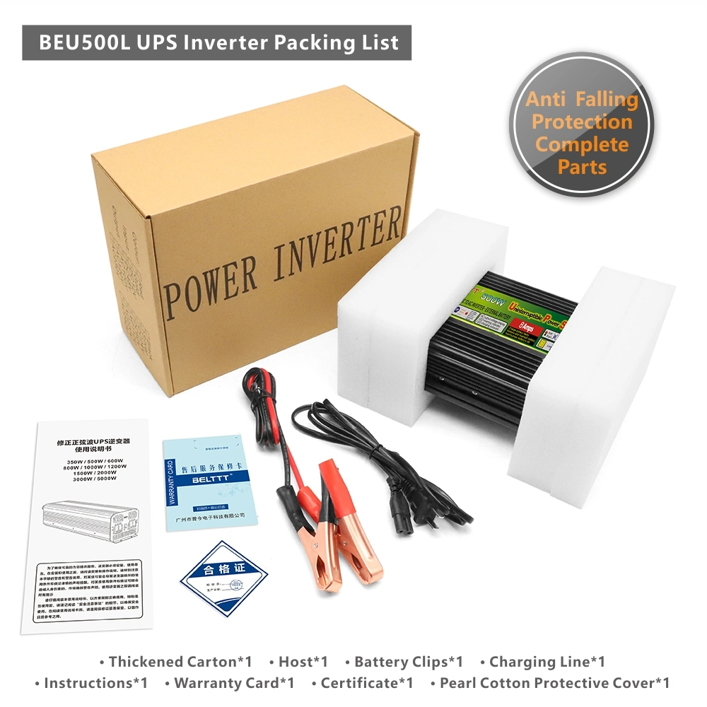 High Efficiency Modified Sine Wave Car Power Inverter 500W with Charger