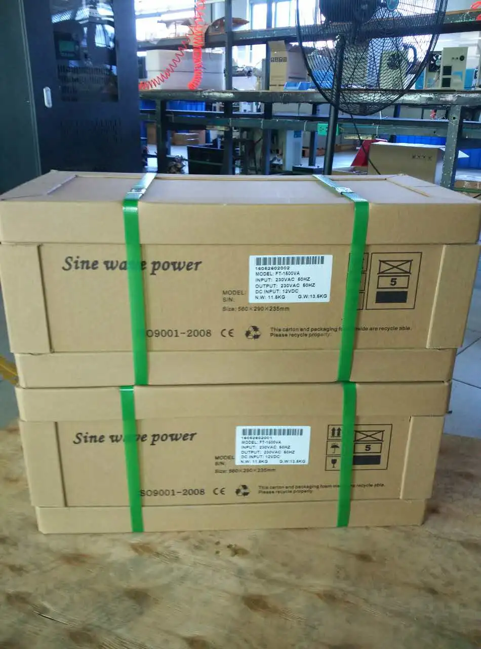 Power Frequency 12V/24V/48V 1500W Pure Sine Wave Power Inverter for Home Use