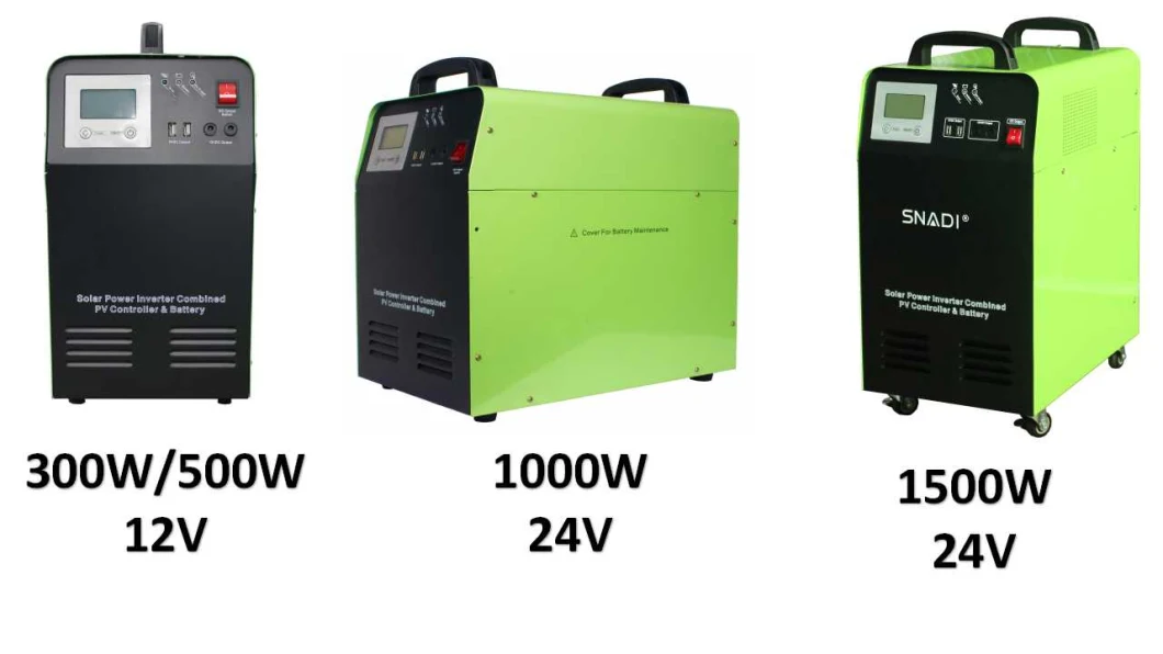 Snadi 1500W 200ah 110VAC 220VAC Portable Solar Generator Power System