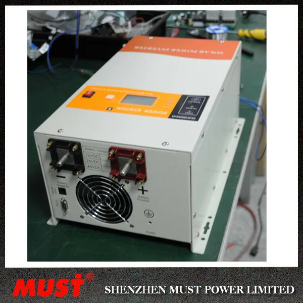 1000/3000/6000W DC to AC Pure Sine Wave Solar Power Inverter