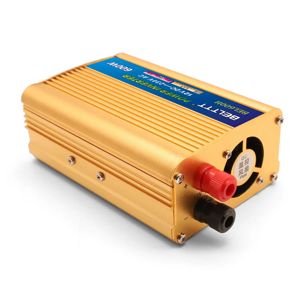 600W Power Inverter DC 24V to AC 220V for Solar System and Car with USB Charger