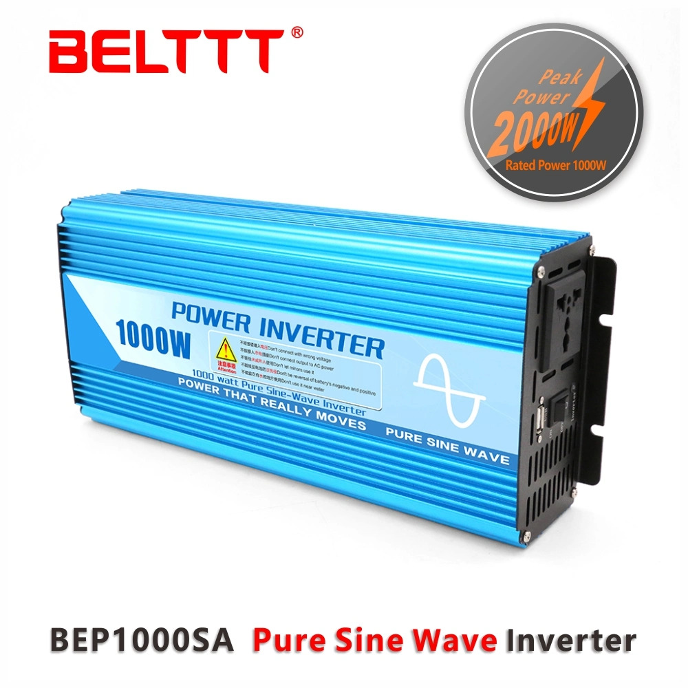 Belttt Original UPS Converter DC to AC Pure Sine Wave Power Inverter 12V 220V 1000W