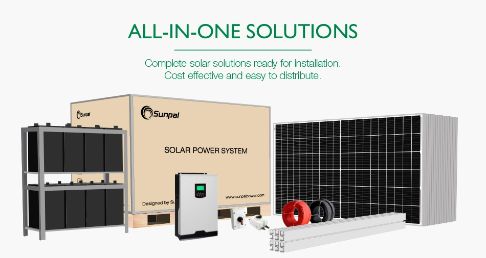 Sunpal 24 Volt off Grid 3000W 5000W Pure Sine Wave Solar Inverter Charger