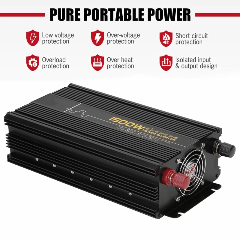 Modified Sine Wave Inverter off Grid Power Inverter 1500W 12V to 120V