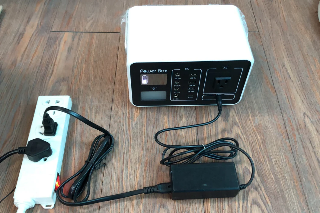Portable Power Station 222wh Emergency Backup Lithium Battery 60000mAh with Inverter for Power Supply
