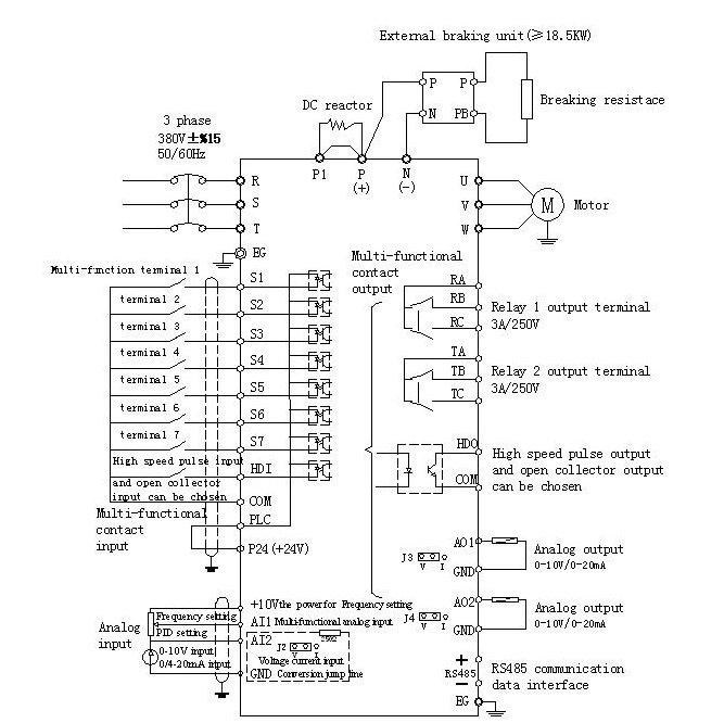 V/F Control Power Saver AC Drives VFD Speed Controller Frequency Inverter VFD Power Inverter