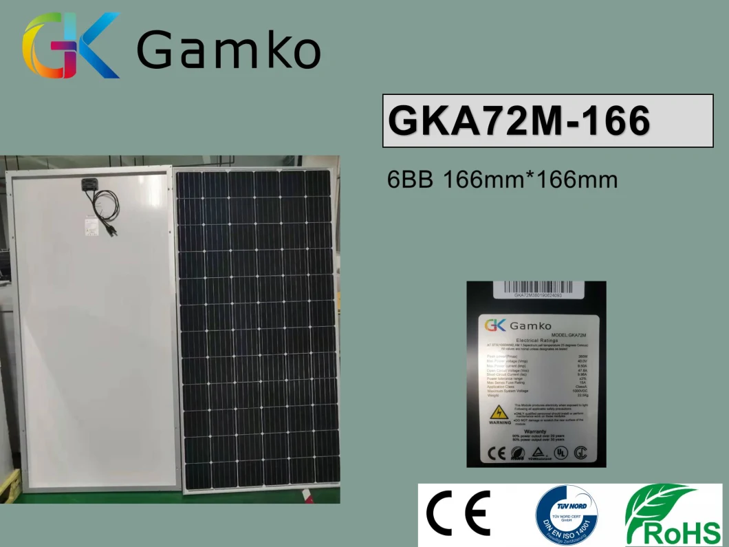 Factory Price 430W Mono Solar Panel with Solar Inverter Used in 15kw Solar System