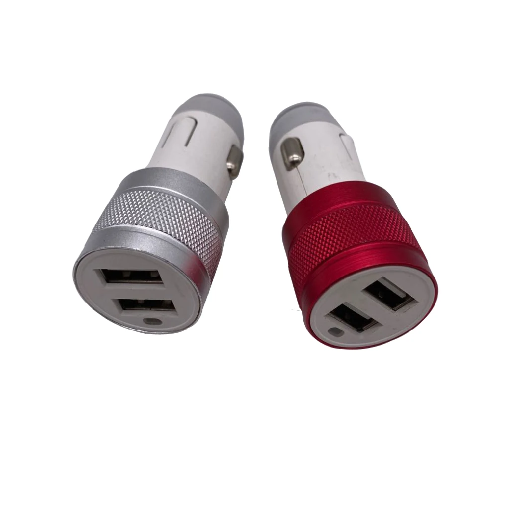 Dual USB Car Charger 5V 2.1A Car Charger Safety Auto Car Charger