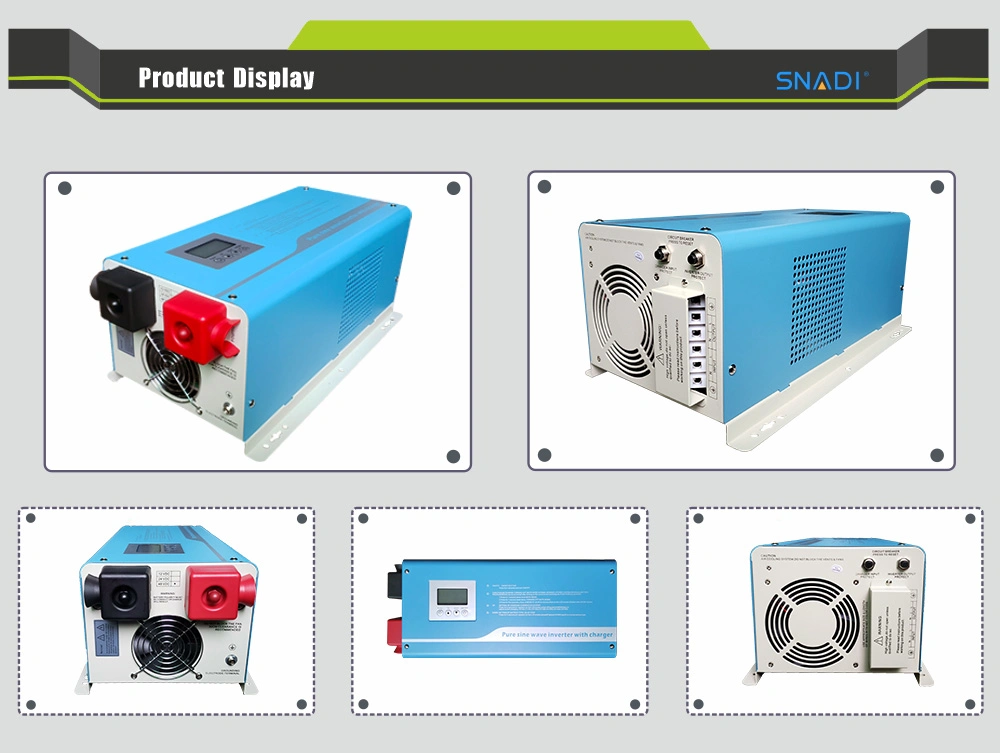 Pure Sine Wave Power Inverter 12VDC to AC 220VAC Solar Inverter with Manufacture Price