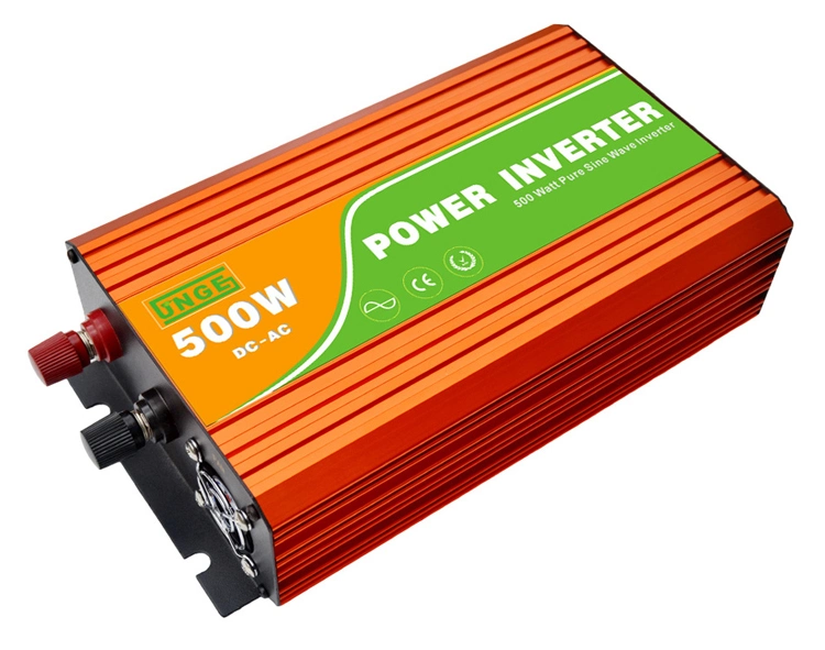 Reliable 500W High Efficiency Pure Sine Wave Solar Power Inverter 24V 120V 60Hz Power Converter LED Display
