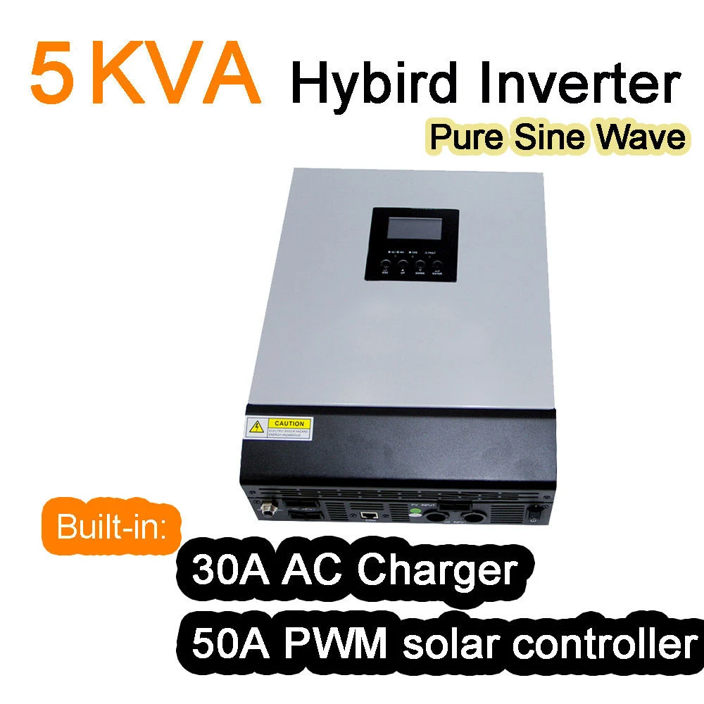 off-Grid 5kVA UPS Solar Inverters Hybrid Solar Power Inverter with Charge Controller (QW-5kVA4850)