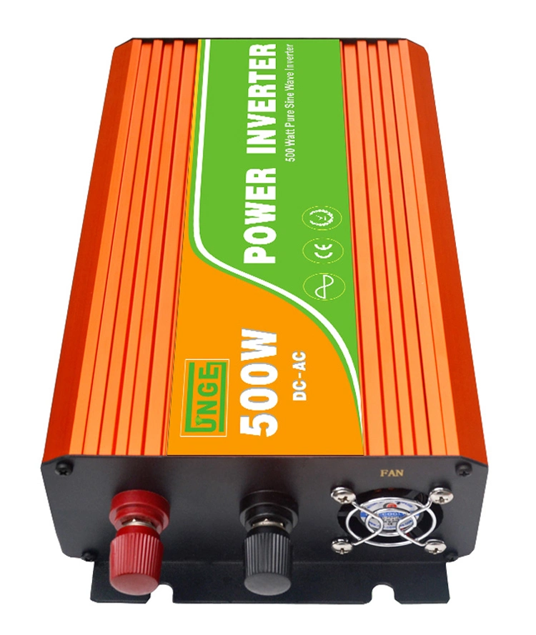 Reliable 500W High Efficiency Pure Sine Wave Solar Power Inverter 24V 120V 60Hz Power Converter LED Display
