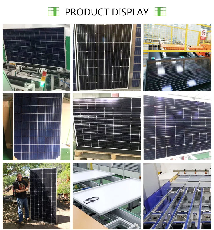 Certificates Solar PV Mono Solar Panel 365W 370W 360W Price List