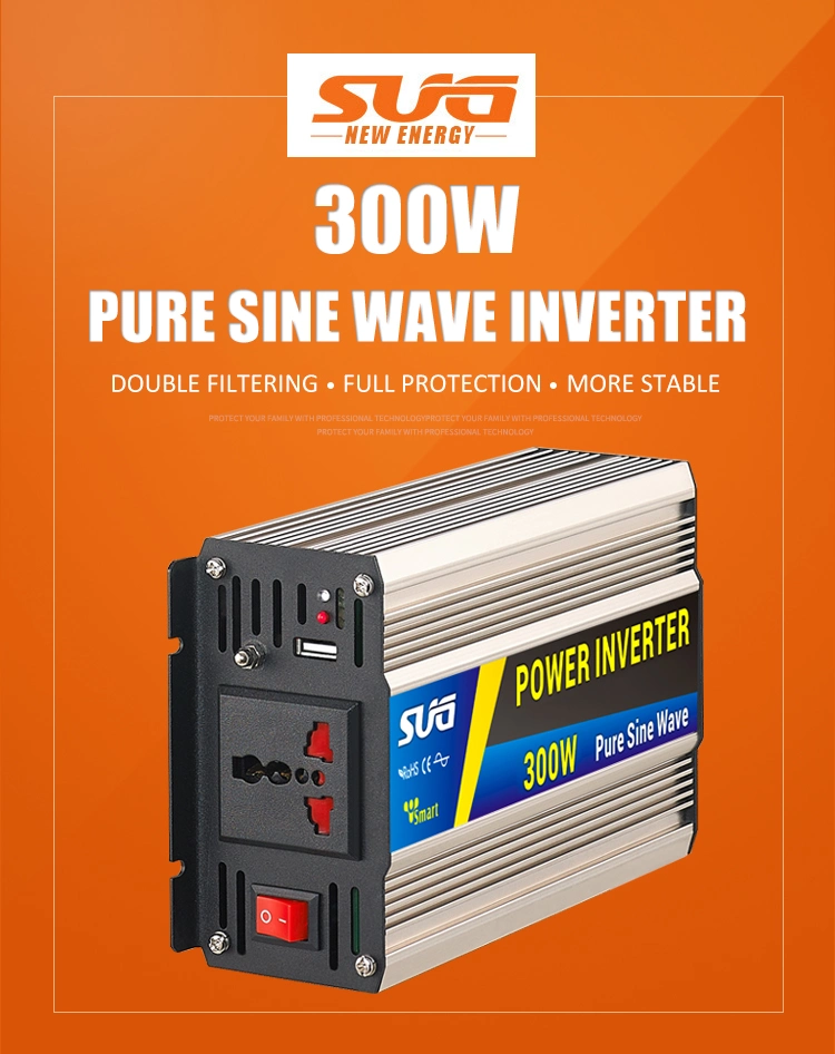 300W with Universal Model Pure Sine Wave Inverter 48V/220V DC/AC Inverter Real Power