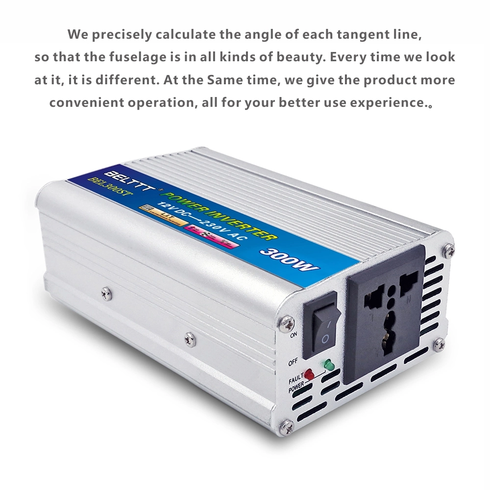 Belttt Portable Automotive Accessories 12V DC to 120V AC 300W Power Inverter for Car
